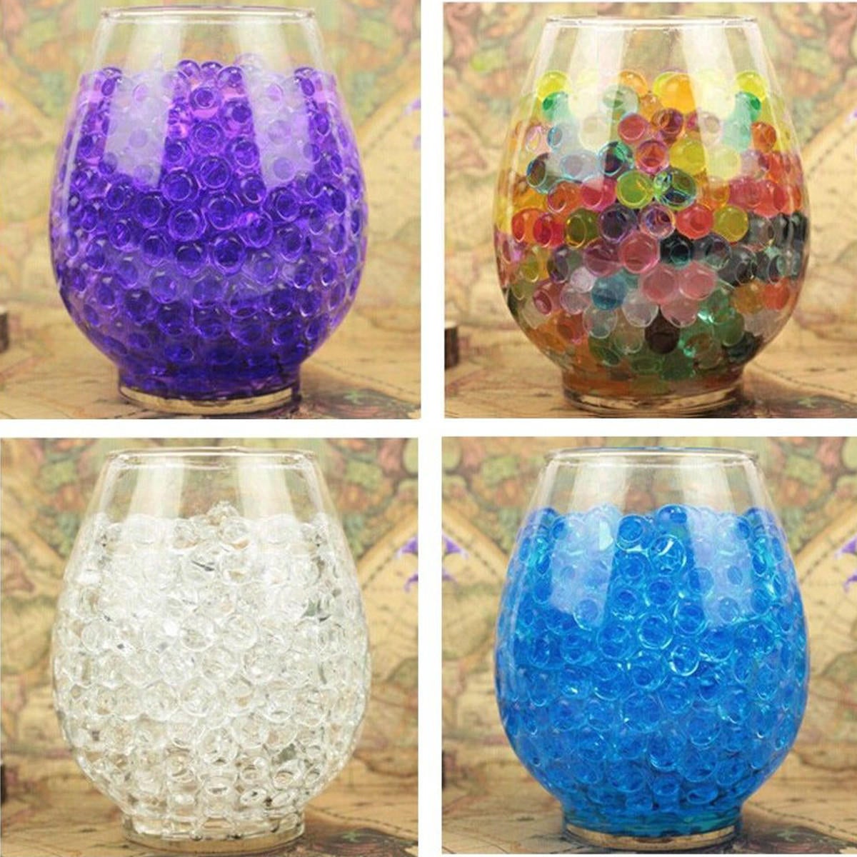 PVC Balls Crystal Soil Jelly Beads For Entertaining Decorative