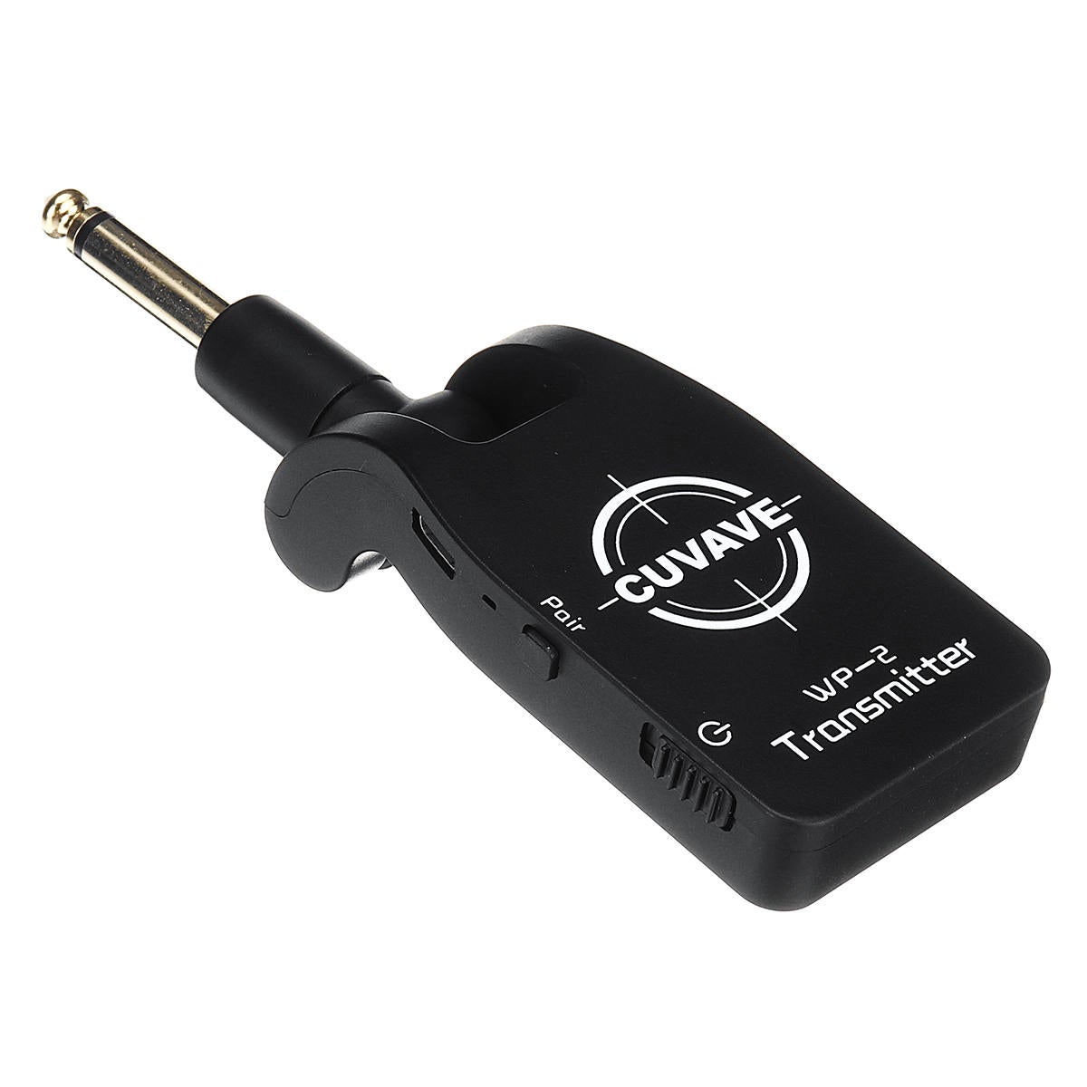 WP-2 Wireless Audio Transmission System Transmitter Receiver with 280 Rotatable 1/4" Plug Built-in 600mah Rechargeable Lithium Battery for Electric Guitar Bass