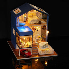 Seattle DIY Miniature Model With Light Music Collection Gift Decor