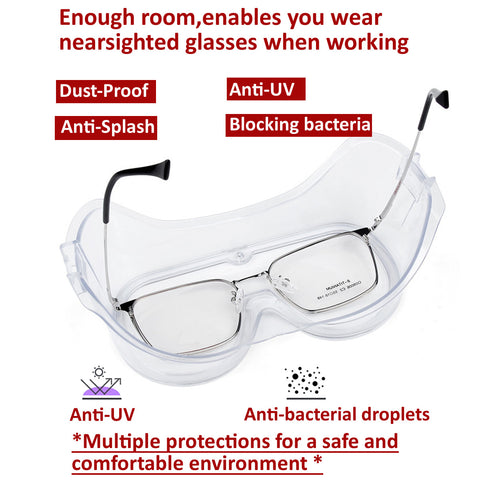 Transparent Protective Glasses Safety Goggles