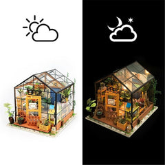 Miniature Green Garden With Furniture Children Adult Model Building Kits Doll House