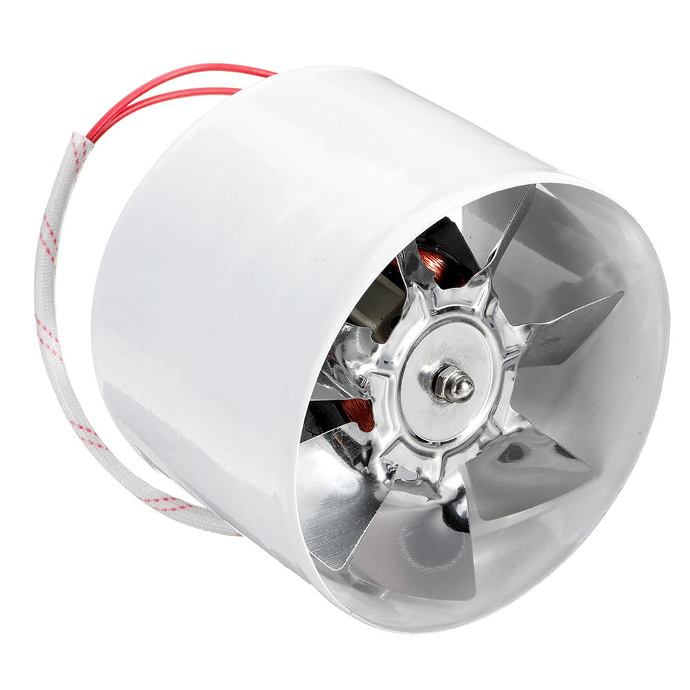 40W 6Inch Inline Duct Fan Booster 150mm Exhaust Blower Air Cooling Vent Ventilation Fan 1080m/ h