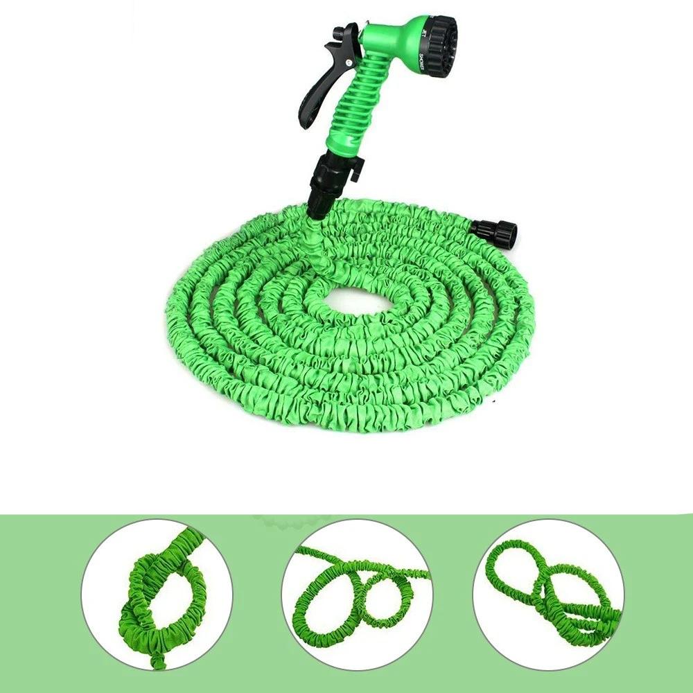 75FT Garden Hose Upgrade Expandable Magic Flexible Water Hose Plastic Hoses Pipe