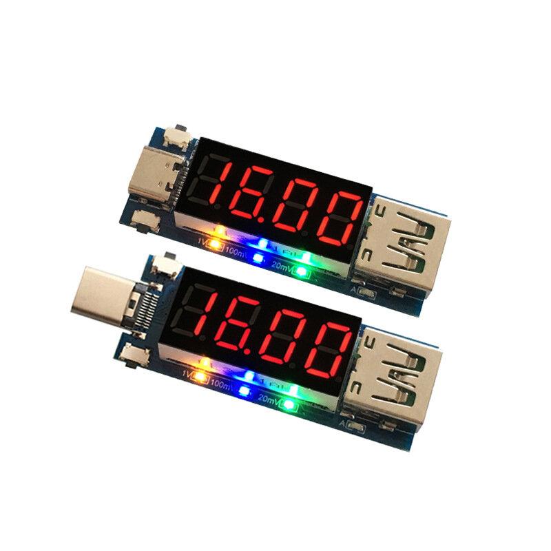 Type-C Detection Instrument PD Fast Charging Discharge DC Digital Display Voltage Current Meter Detection Instrument