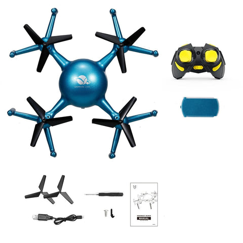 LED Drone RC Height Hold 2.4GHz Remote Control with Lights APP Programming