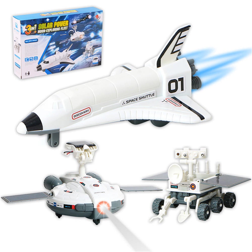 3In1 Solar Powered Toy Moon-Exploration Fleet Gift Toys