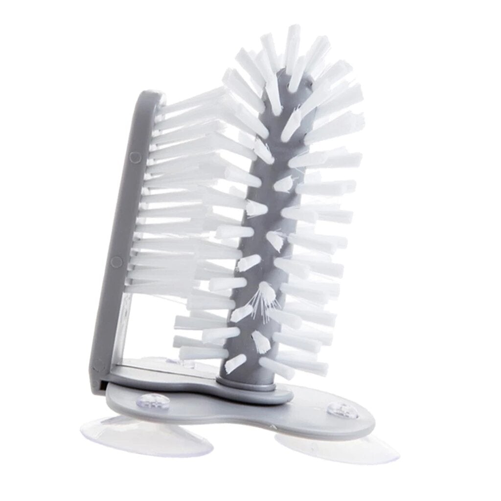 Water Cup Bristle Brush Suction Wall Lazy Glass Washing Brushes Bar Kitchen Sink Washer Cleaner Cleaning Tools