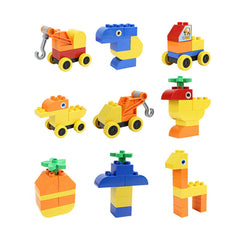 50/150/300 Pcs Bulk Large Particles DIY Assembly Multi-Shape Building Blocks Educational Toy Compatible for Kids Gift