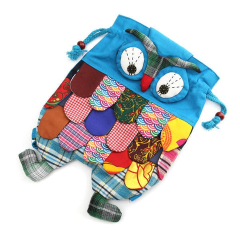 4 Colors Baby Owl School Backpack Kid Bag Child Shoulder Bag