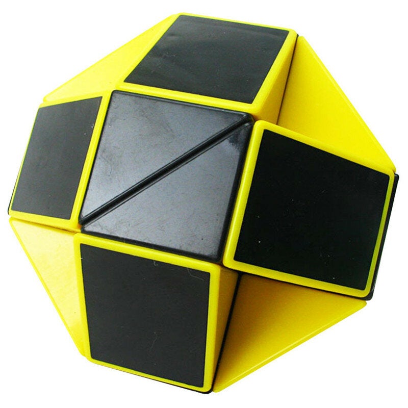 Original Speed Magic Cube Snake Puzzle Ruler Twist 24 Blocks Educational Funny Toys For Children
