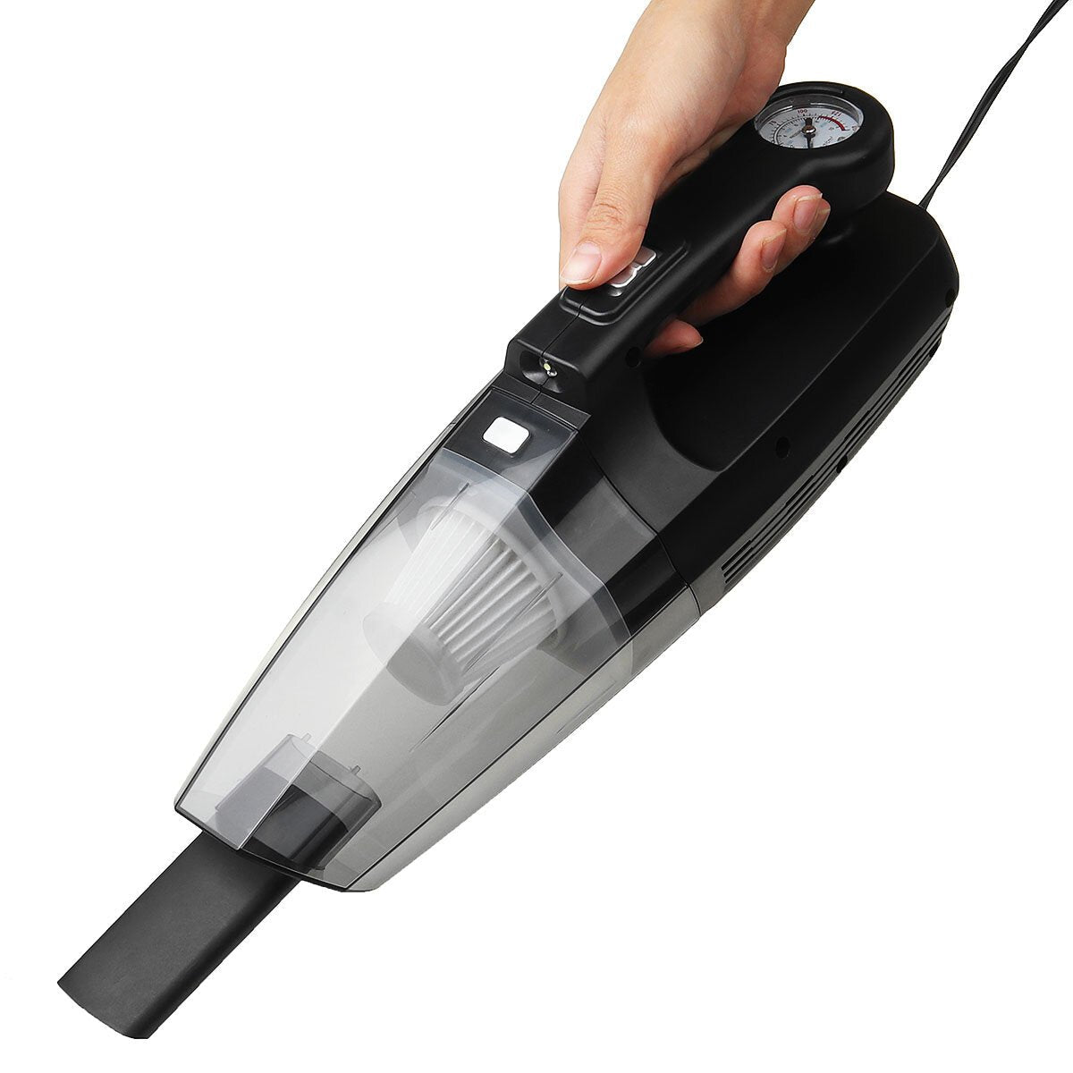 120W Wired Handheld Vacuum Cleaner Inflator Vehicle Air Pump 120W 4500Pa 22800rmp Strong Suction for Car Home