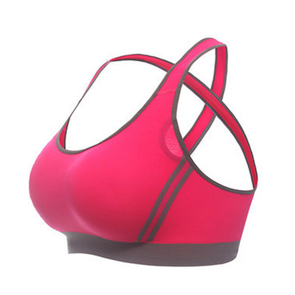 Stretch Anti-Bacterial Running Fitness Yoga Bra Sportswear