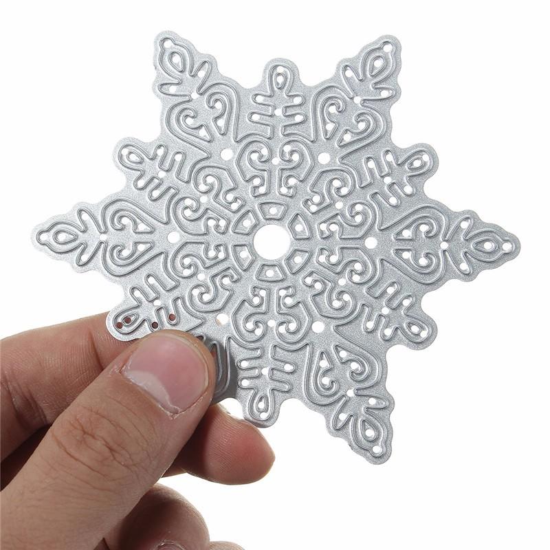 Metal Snowflake Christmas Cutting Dies DIY Scrapbooking Album Paper Card Decor