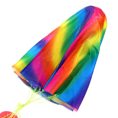 27.5 Inches Parachute Toy Kite Outdoor Play Hand Throw Free Fall Toy