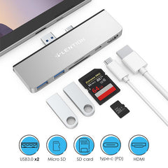 7 in 1 USB-C Hub Docking Station Adapter