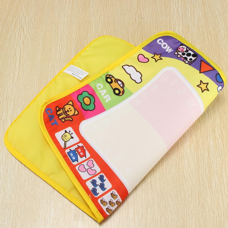 Magic Doodle Mat Colorful Water Painting Cloth Reusable Portable Developmental Toy Kids Gift