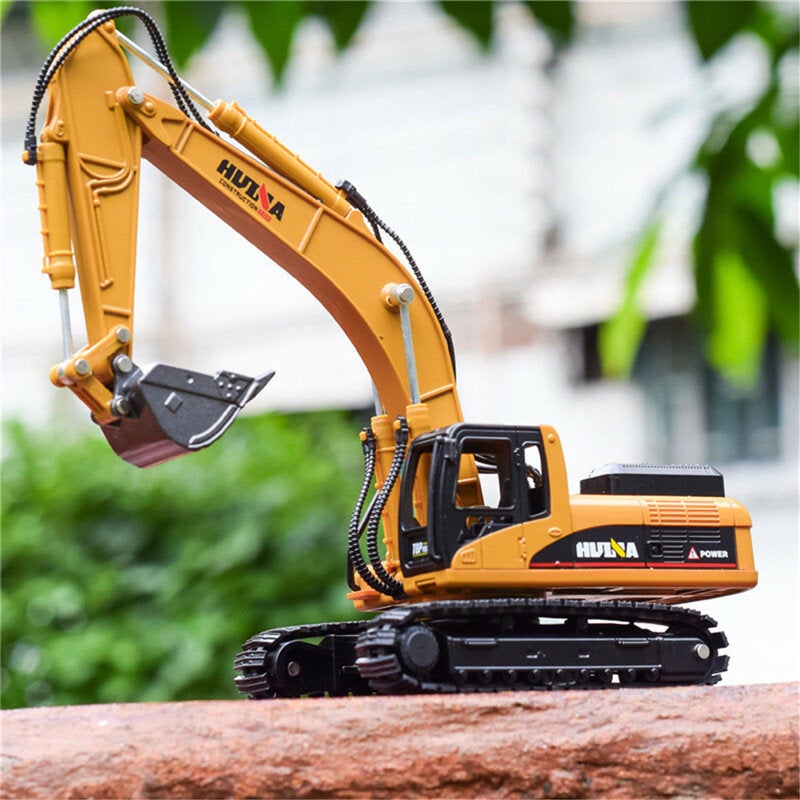 1/50 Scale Alloy Hydraulic Excavator Diecast Model Engineering Digging Toys