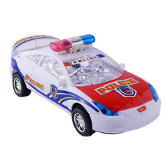 Childrens Electric Alloy Simulation Po lice Car Diecast Model Toy with LED Light and Music