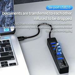 8 Ports Multiple USB Hub,Card Reader Expander Adapter For Computer Laptop Accessories