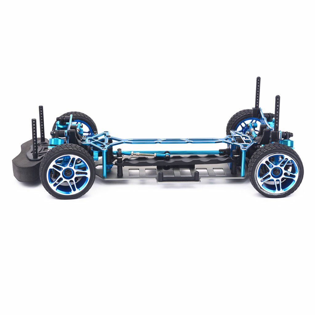 1/10 All Aluminum Alloy RC Car Frame Off Road Vehicle Models Without Electric Parts