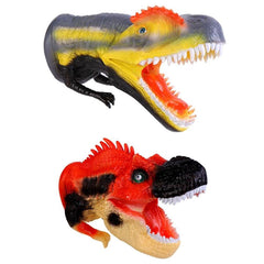 Dinosaur Hand Puppet Realistic Museum Details Jurassic Play Diecast Model Decor Toys Collection
