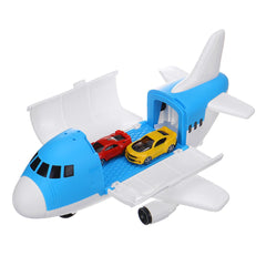 Storage Transport Aircraft Model Inertia Diecast Model Car Set Toy for Childrens Gift