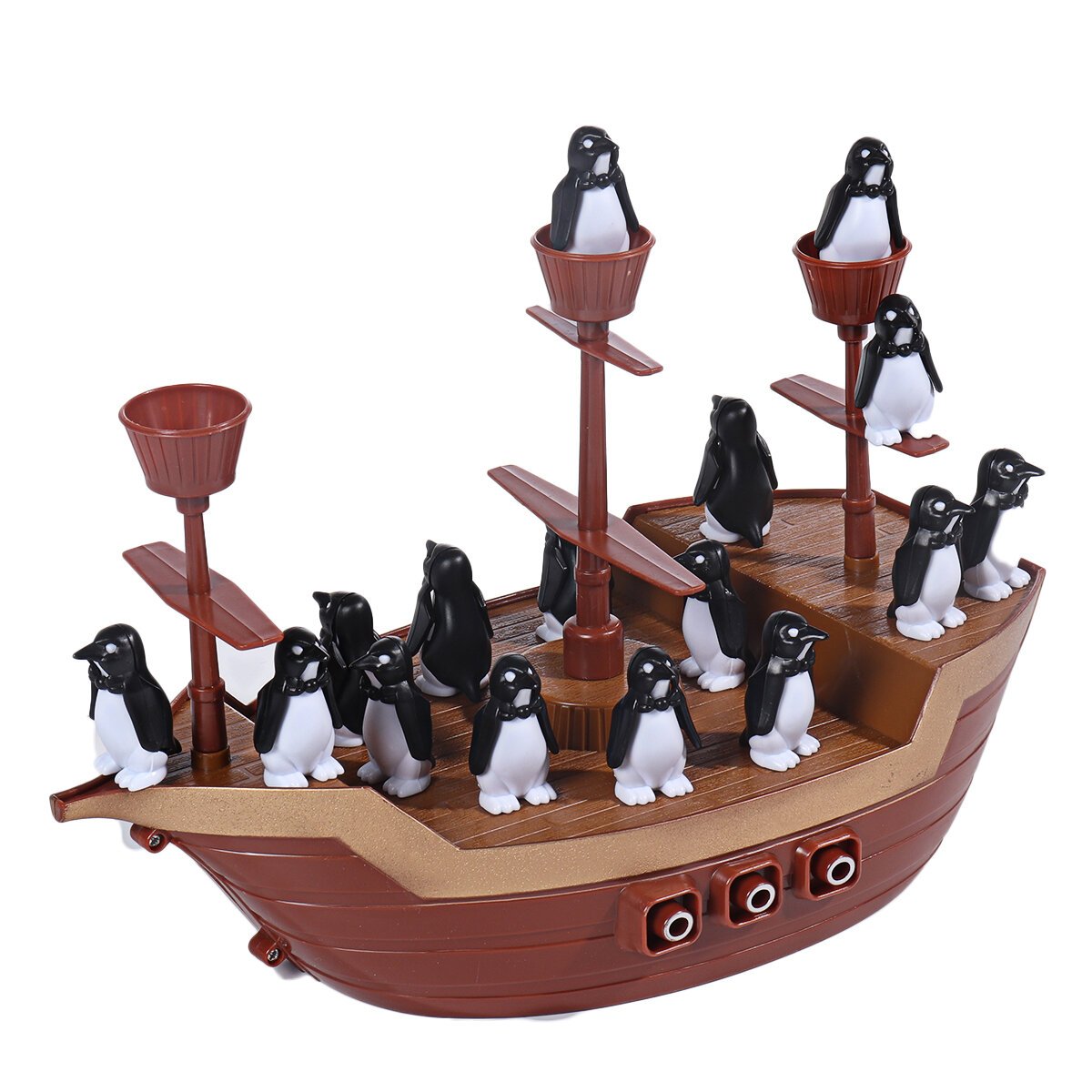 Funny Balance Penguin Pirate Ship Parent-child Interactive Board Game Educational Toy for Kids Gift