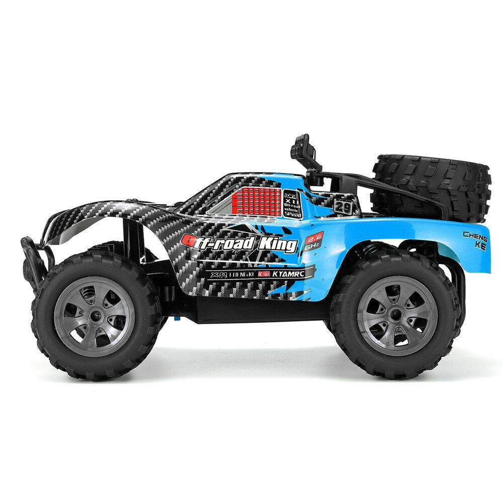 2.4G 18km/h RWD Rc Car Big Wheel Monster Off-Road Truck Vehicle RTR Toy