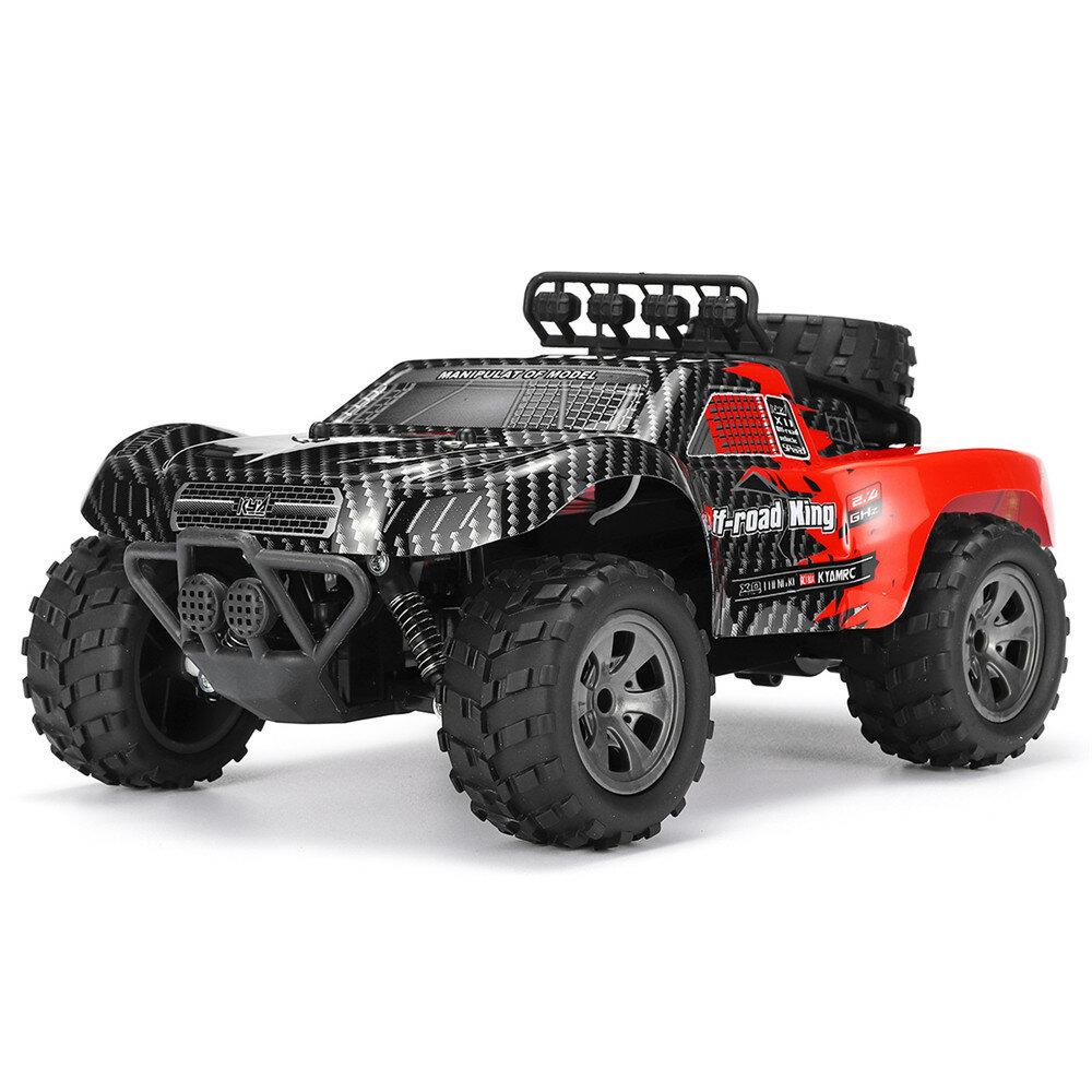 2.4G 18km/h RWD Rc Car Big Wheel Monster Off-Road Truck Vehicle RTR Toy