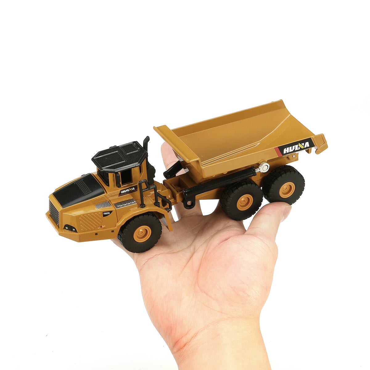 1/50 Scale Alloy Hydraulic Dump Truck Diecast Model Engineering Digging Toys