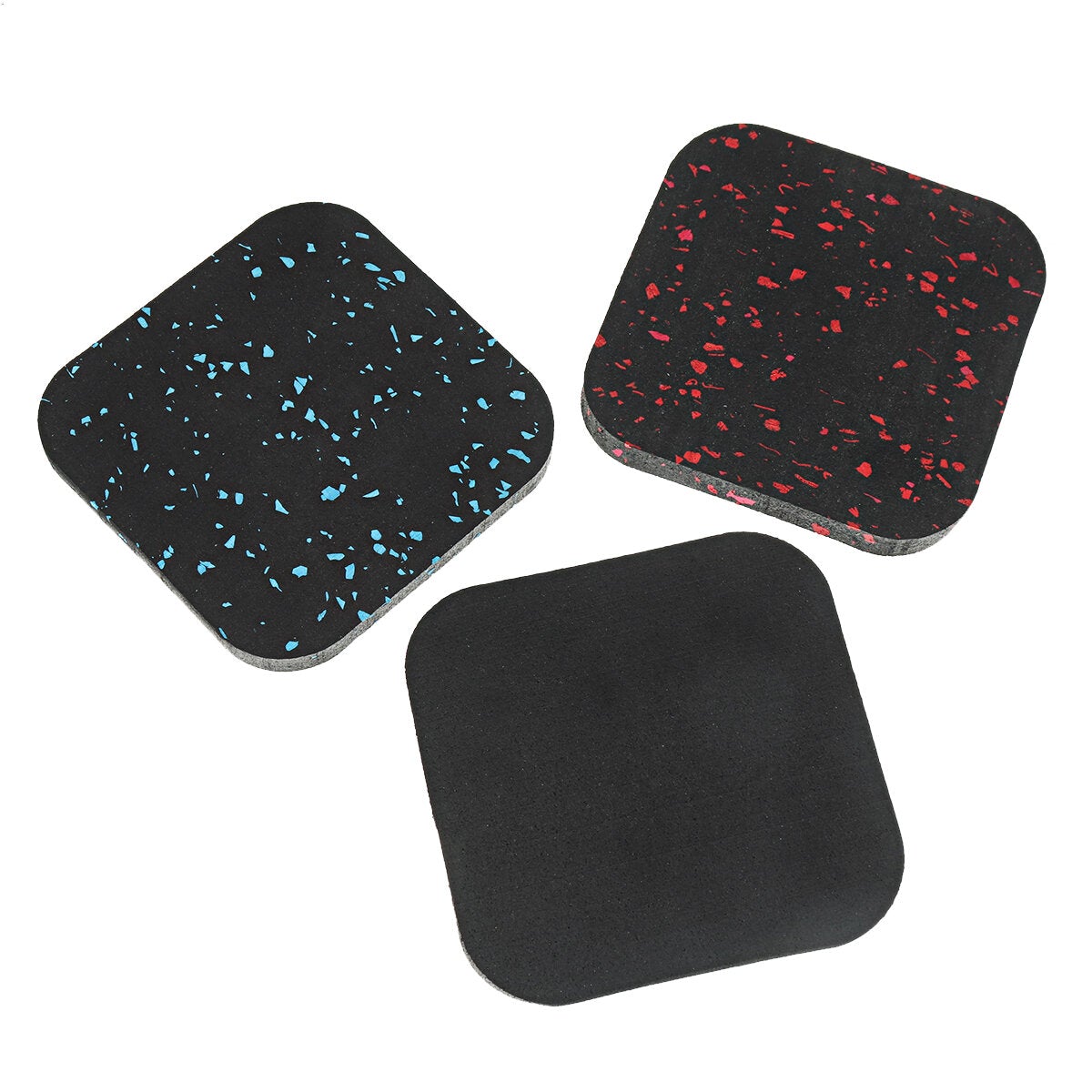 100*100*10mm Thick Color Dot Rubber Treadmill Cushion Furniture Foot Mat For Gym