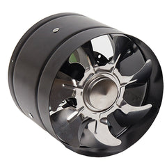 6Inch Inline Duct Fan Booster Exhaust Blower Air Cooling Vent Metal Blades 220V