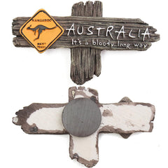 Bloody Long Way Australia Kangaroo Resin Souvenir 3D Fridge Magnet