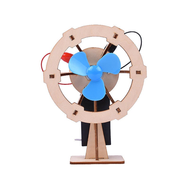 Landing Small Fan Science DIY Creative Assembly Accessories Toy Set