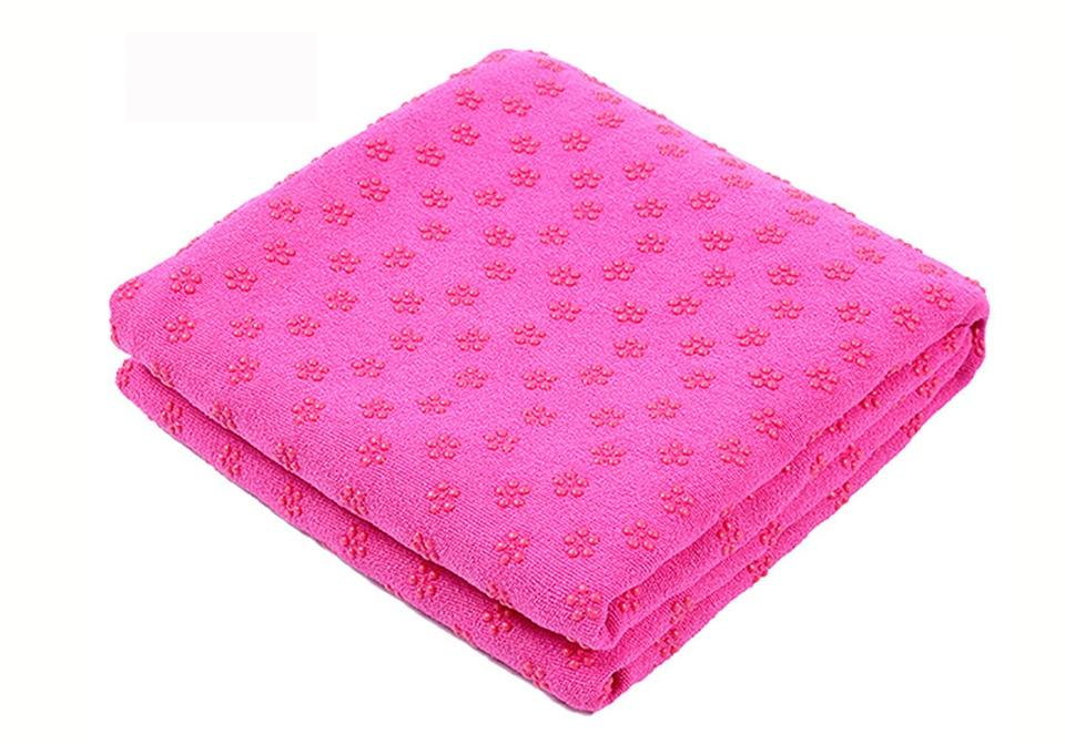 Non Slip Yoga Anti Skid Microfiber Mat Cover Towel Size 183cm*61cm 72''x24'' Pilates Blankets