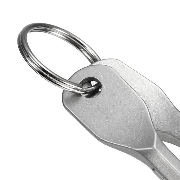 Portable Phillips and Slotted Screwdriver Keychain Tool