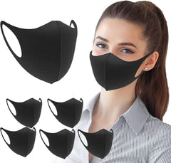 6 PCs Fashion Cloth Fabric Face Protection, Unisex Earloop 6 Colors Washable, Reusable