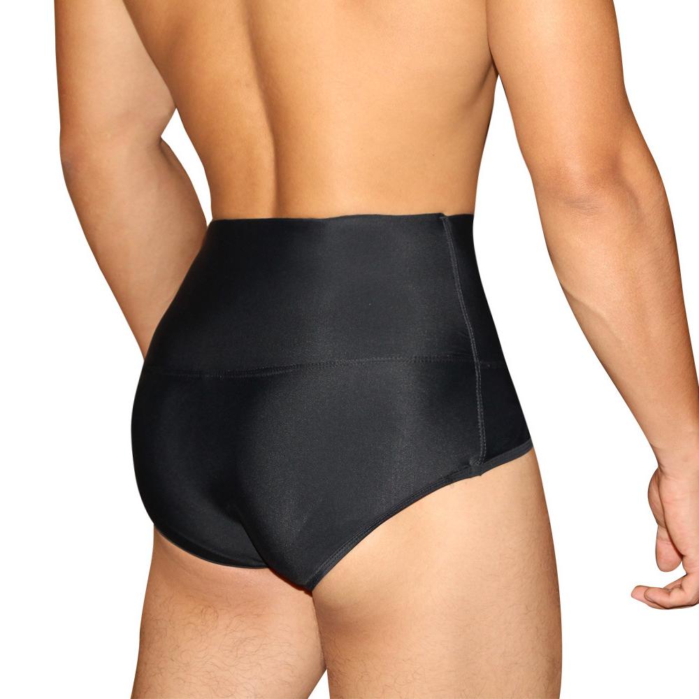 Men Body Sculpting Hips Lifting Fitness High Waist Underwear