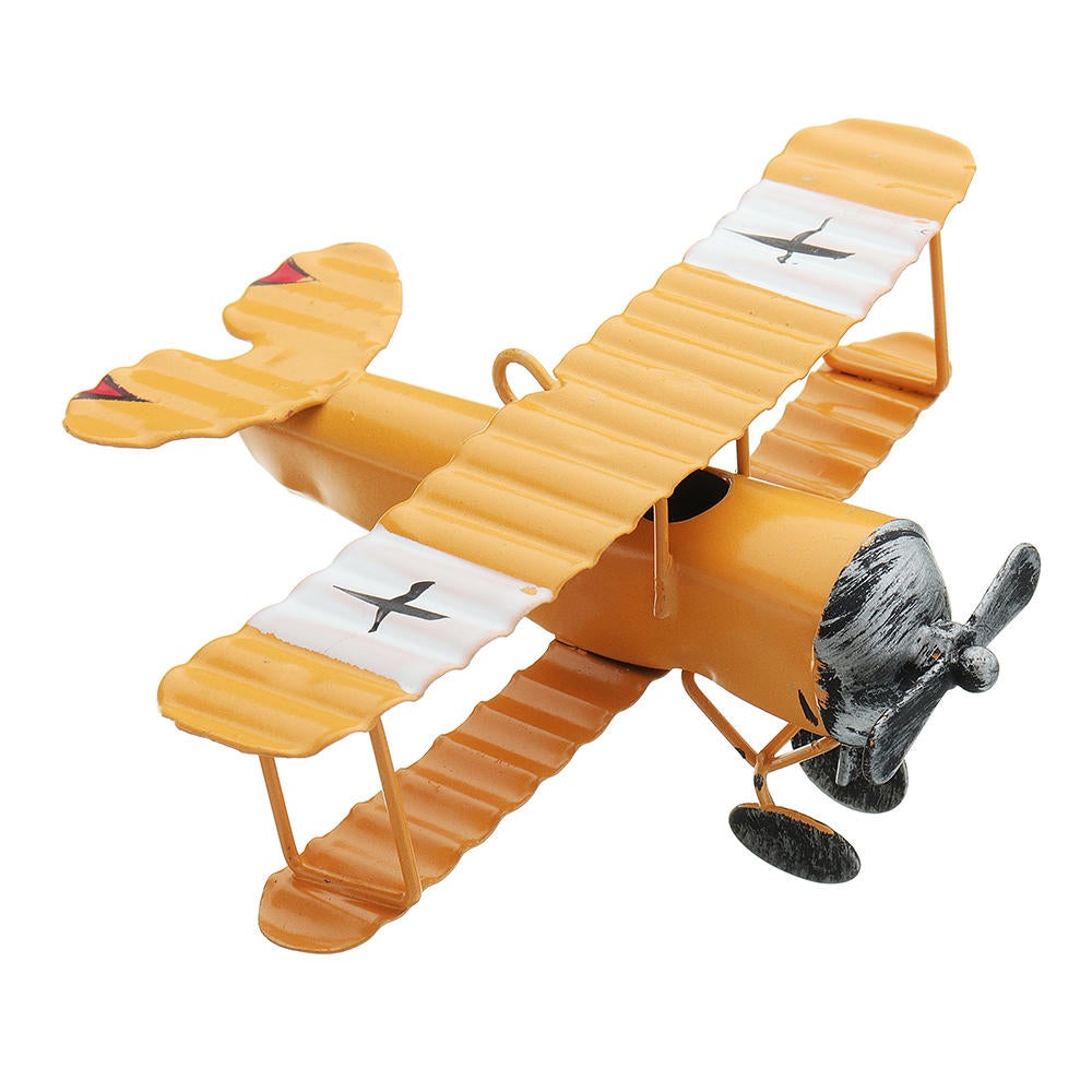 Plane Toy Classic Model Collection Childhood Memory Antique Tin Toys Home Decor