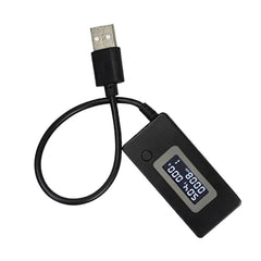 LCD Digital Display USB Charging Ammeter Voltmeter Capacity Tester Power Adapter