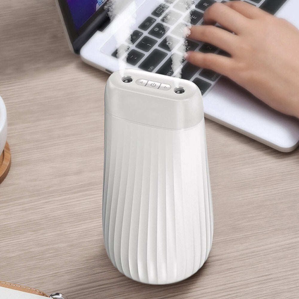 1000ML LED Light Ultrasonic Double Nozzle Aroma Diffuser Air Humidifier Mist Maker For Home Office Car Humidificador