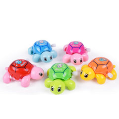 Cute Cartoon Animal Clockwork Turtle Mini Crawling Wind Up Kids Educational Classic Toy Random Color