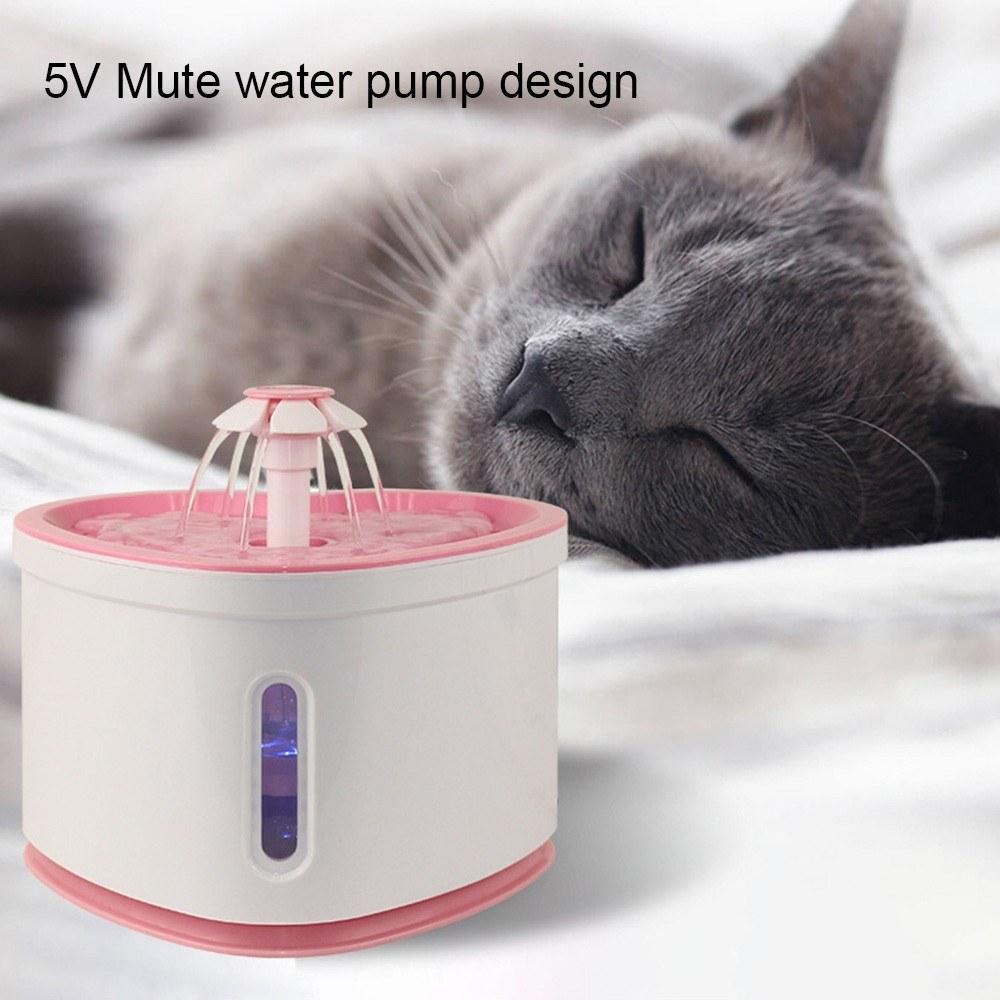 Heart-shaped Water Dispenser, Automatic Circulation Filtering Mute Living Water Flowing Drinking