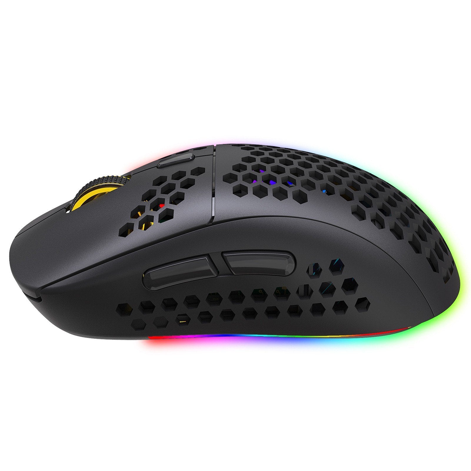 Three Mode Wireless Mouse RGB Lighting with Adjustable DPI