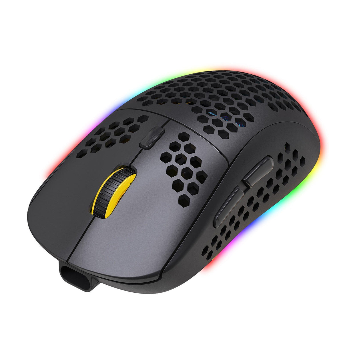 Three Mode Wireless Mouse RGB Lighting with Adjustable DPI