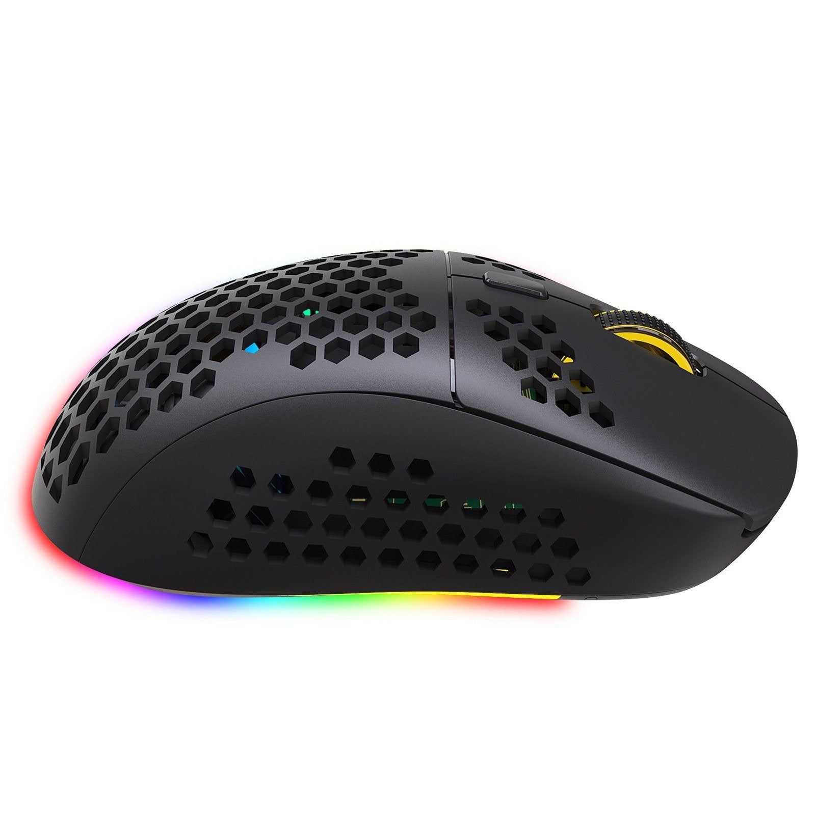 Three Mode Wireless Mouse RGB Lighting with Adjustable DPI