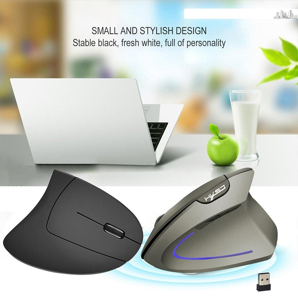 Wireless Mouse Vertical Mice Ergonomic Rechargeable 3 DPI optional