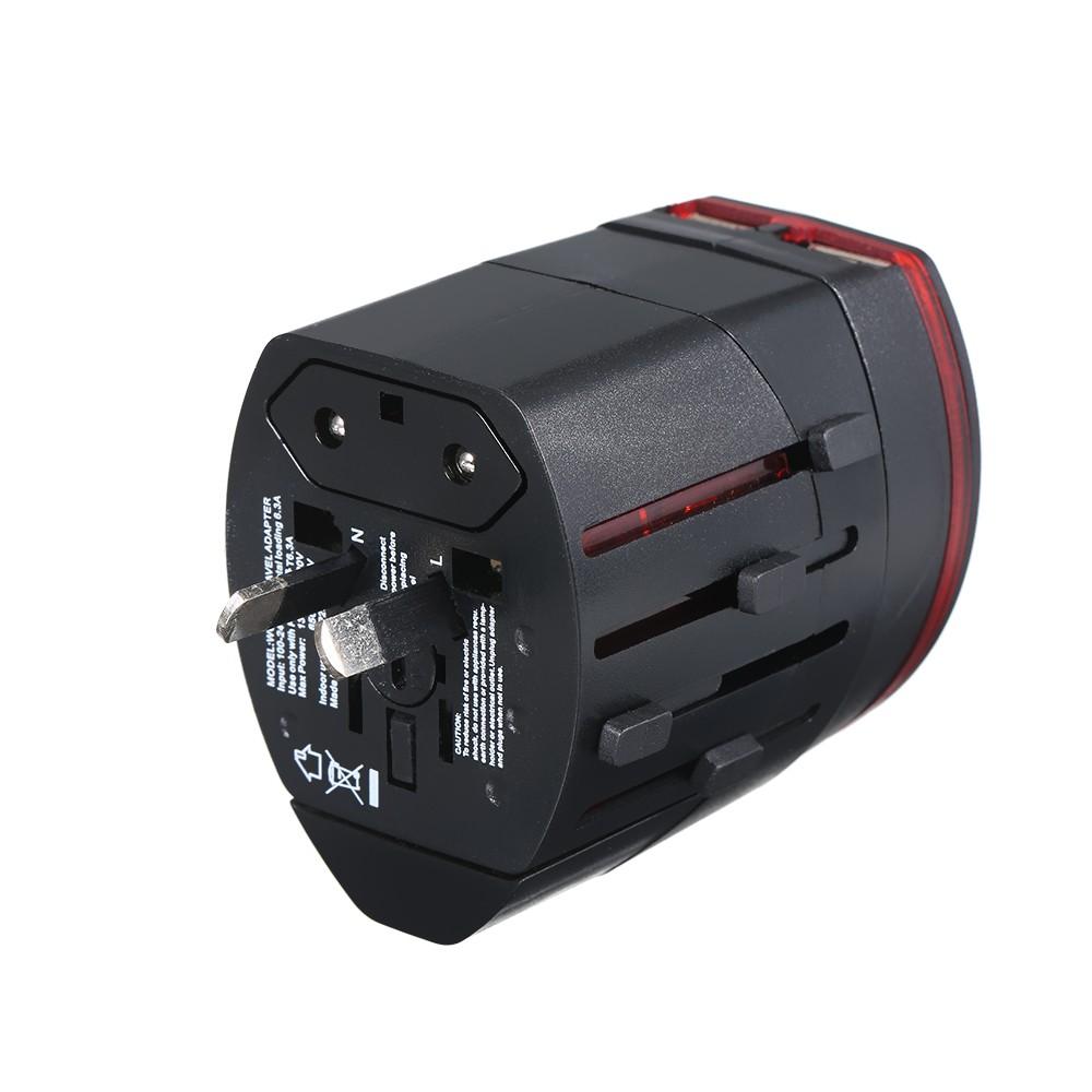 Universal Travel Adapter World USB Power Versatile Plug support 150+ Countries