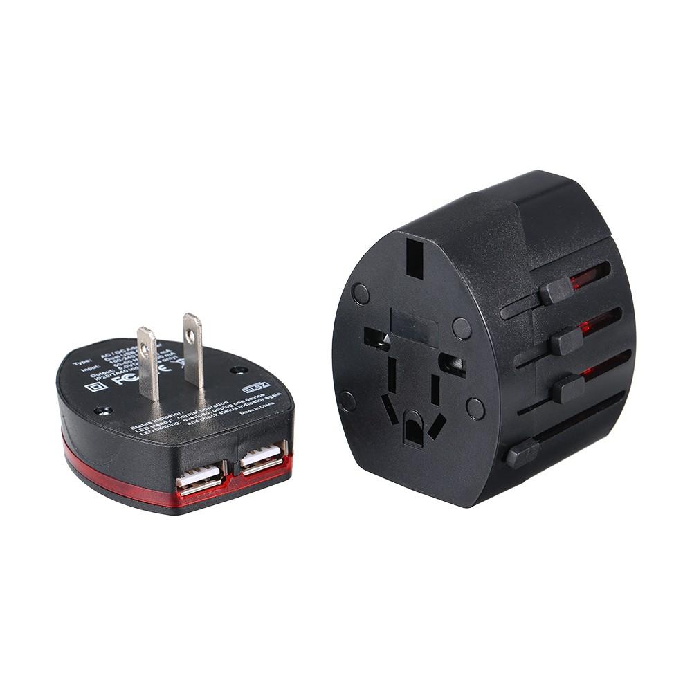 Universal Travel Adapter World USB Power Versatile Plug support 150+ Countries