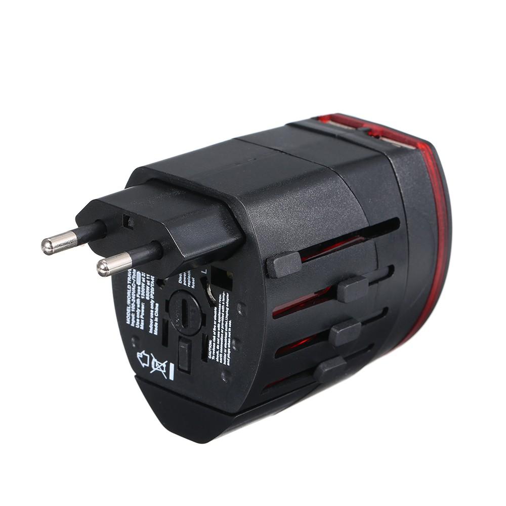 Universal Travel Adapter World USB Power Versatile Plug support 150+ Countries